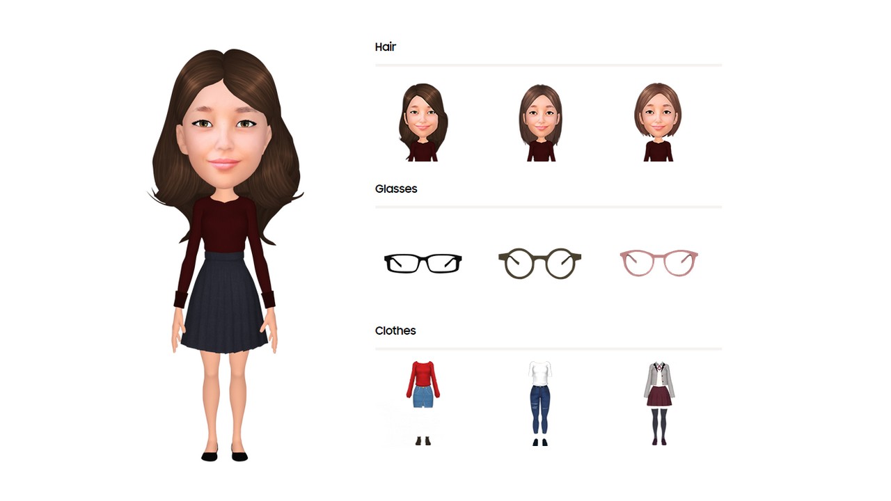 Samsung augmented reality emoji image