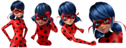 BTM Miraculous Ladybug Stickers