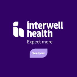 Image of Interwell health logo, click on image to see promotional video